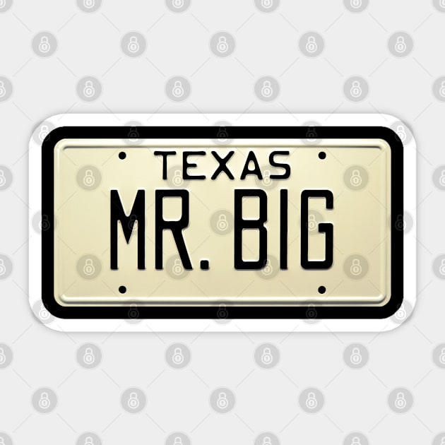 Smokey and the Bandit MR. BIG Tag Sticker by RetroZest